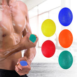 Stress Ball Finger Grip Strengthening - Set of 5 Egg Squeeze Balls with Soft Medium Firm Exercise Balls Hand Therapy