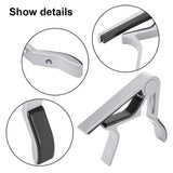 Quick Change Guitar Capo Acoustic Clip Guitar Clamp Fret Electric Silver