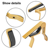 Quick Change Guitar Capo Acoustic Clip Guitar Clamp Fret Electric Yellow