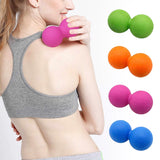 Peanut Lacrosse Ball Body Massage Ball Myofascial Muscle Relief Ball Yoga Gym Fitness Exercise Tool