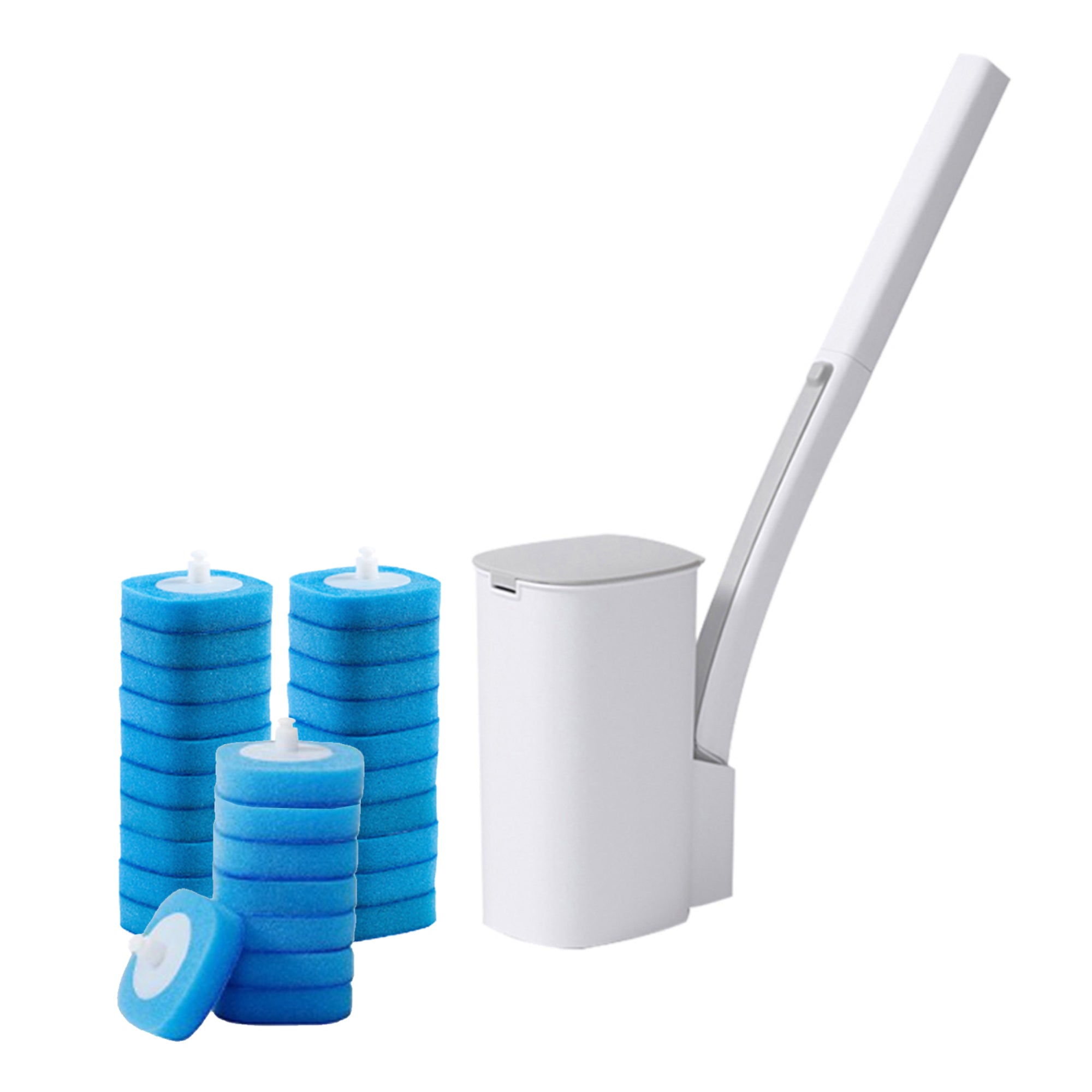 Tyroler Bright Tools Toilet Brush Set,Bathroom Cleaning Toilet Bowl Brush Holder