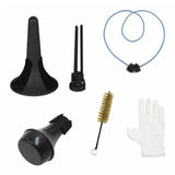 Trumpet Cleaning Kit - Stand, Mute, Valve Brush, Flexible Brush, Glove