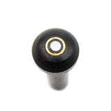 Violin Ebony End Pin with Fisheye Black Tightening Fastener Replacement Part