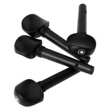 Violin Tuning Pegs with Fish Eye Set of 4 Black Ebony Wood for 4/4