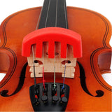 Violin Practice Mute Red Heavy Rubber Silencer for 4/4