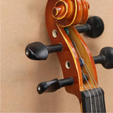 Violin Tuning Pegs with Fish Eye Set of 4 Black Ebony Wood for 4/4