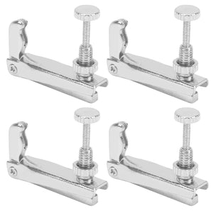 Cello Fine Tuners - 4 pcs Silver String Adjuster for 3/4 and 4/4 Cello