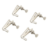 Cello Fine Tuners - 4 pcs Silver String Adjuster for 3/4 and 4/4 Cello