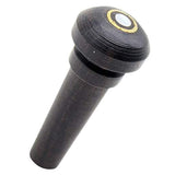 Violin Ebony End Pin with Fisheye Black Tightening Fastener Replacement Part