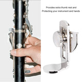 Clarinet Thumb Rest with Screws Metal Finger Rest Support