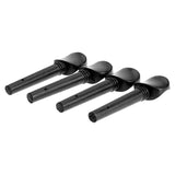 Violin Tuning Pegs with Fish Eye Set of 4 Black Ebony Wood for 4/4