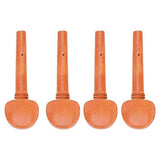 Violin Tuning Pegs with Predrilled Hole Set of 4 Jujube Wood for 4/4