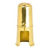 Saxophone Alto Mouthpiece Kit with Cap and Ligature Gold Metal