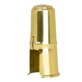 Saxophone Alto Mouthpiece Kit with Cap and Ligature Gold Metal