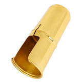 Saxophone Alto Mouthpiece Kit with Cap and Ligature Gold Metal