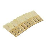 Tenor Saxophone Reeds 2.5 with Case - 10 pcs Sax Reeds Replacement