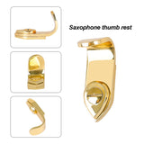 Saxophone Thumb Hook Golden Metal Thumb Rest Support For Soprano Alto Tenor