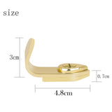 Saxophone Thumb Hook Golden Metal Thumb Rest Support For Soprano Alto Tenor